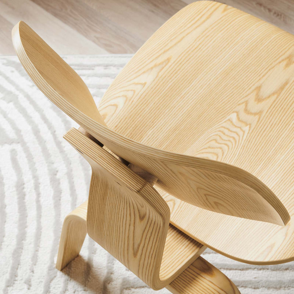 Natural Wood Lounge Chair A55253