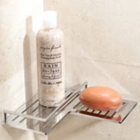 Satin Nickel Corner Shower Shelf I3707