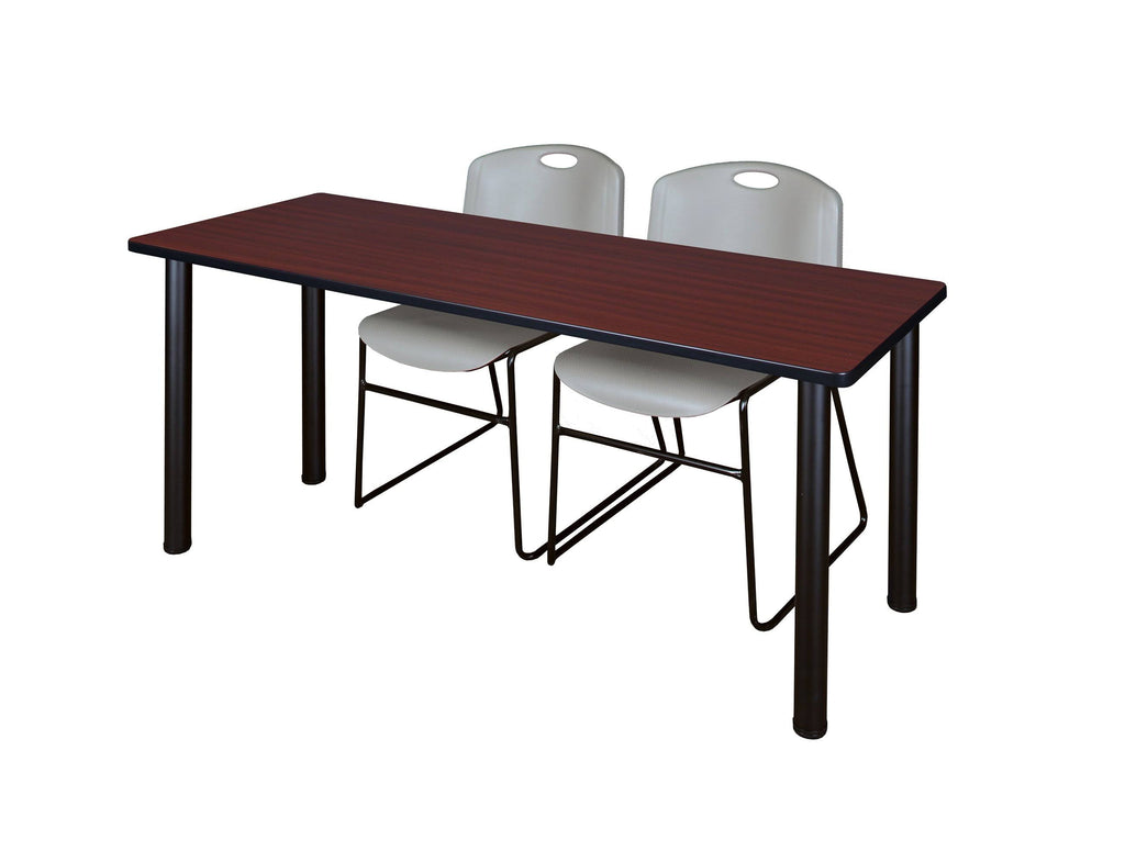 Training Table with 2 Stack Chairs X684148