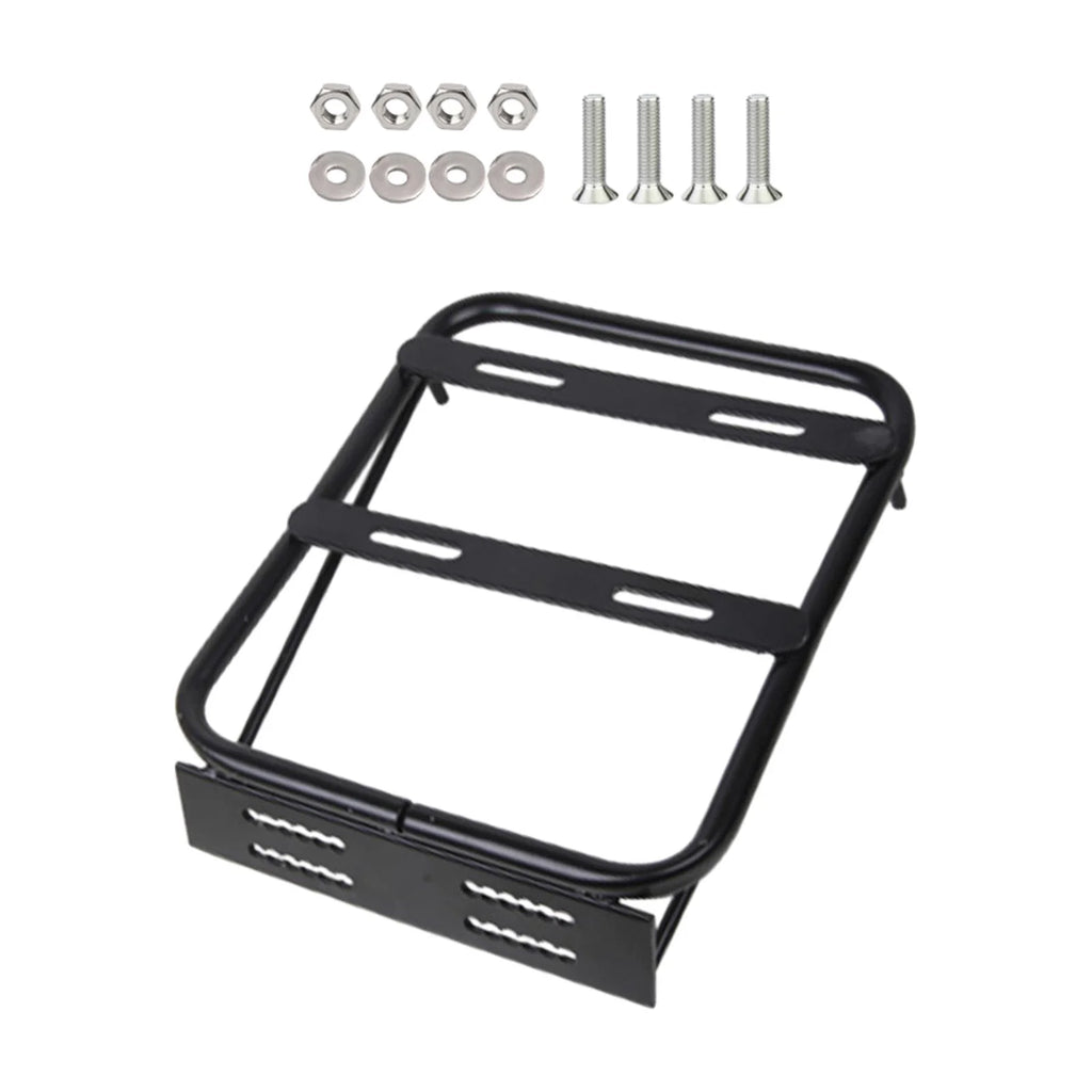 Black Motorbike Rear Tail Box Carrier Frame Bracket Rack O207274