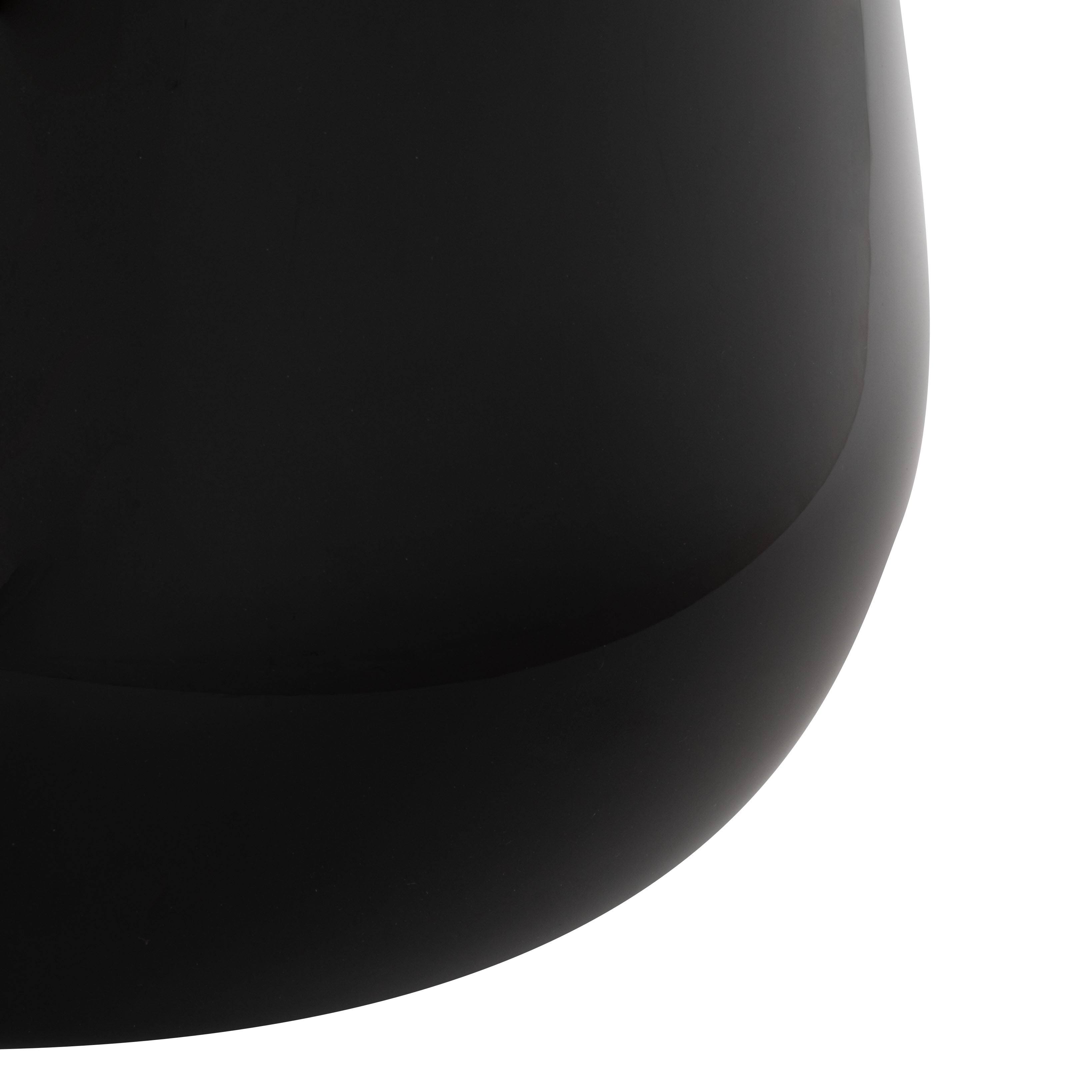 Black & Green Glass Base Table D977