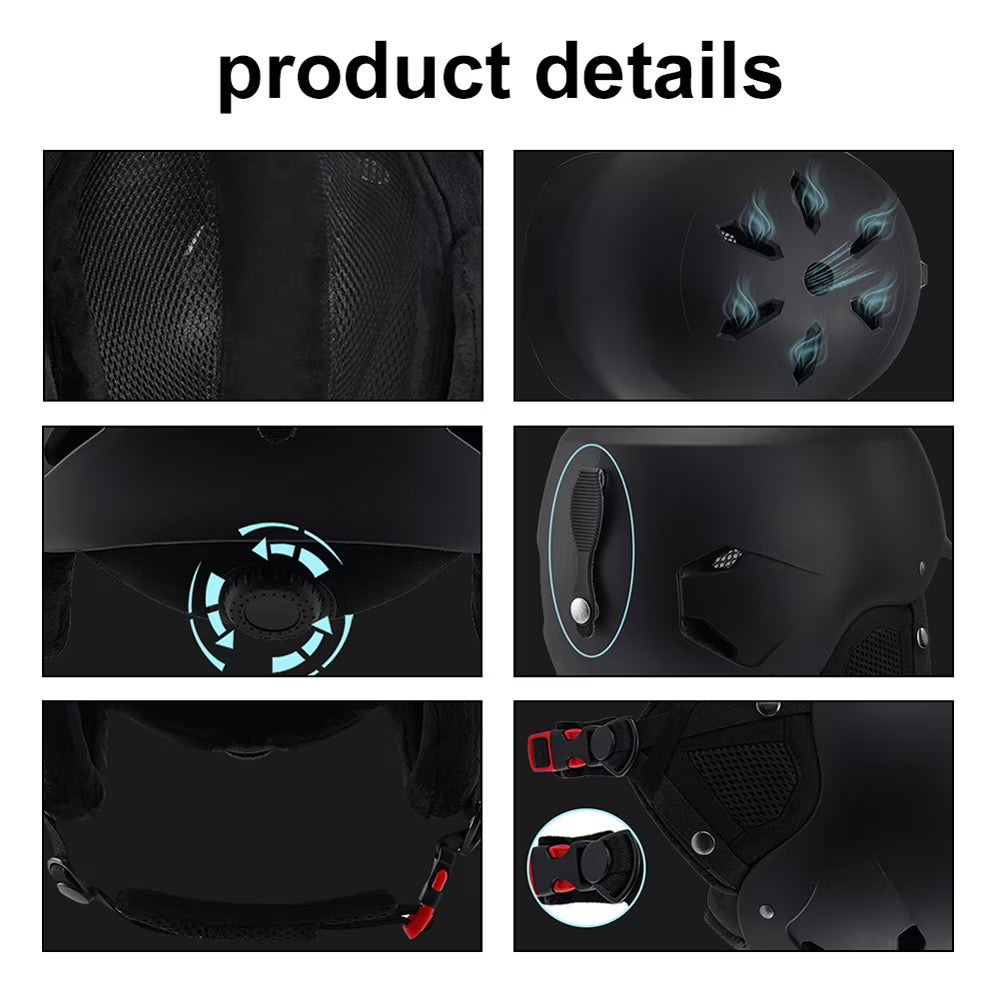 Adjustable Cycling Ski Snowboard Helmet M9672