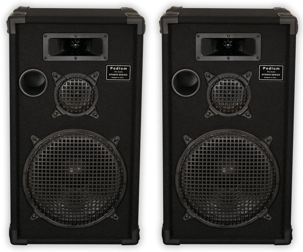 12" Passive Speakers 3 Way Pair B51163