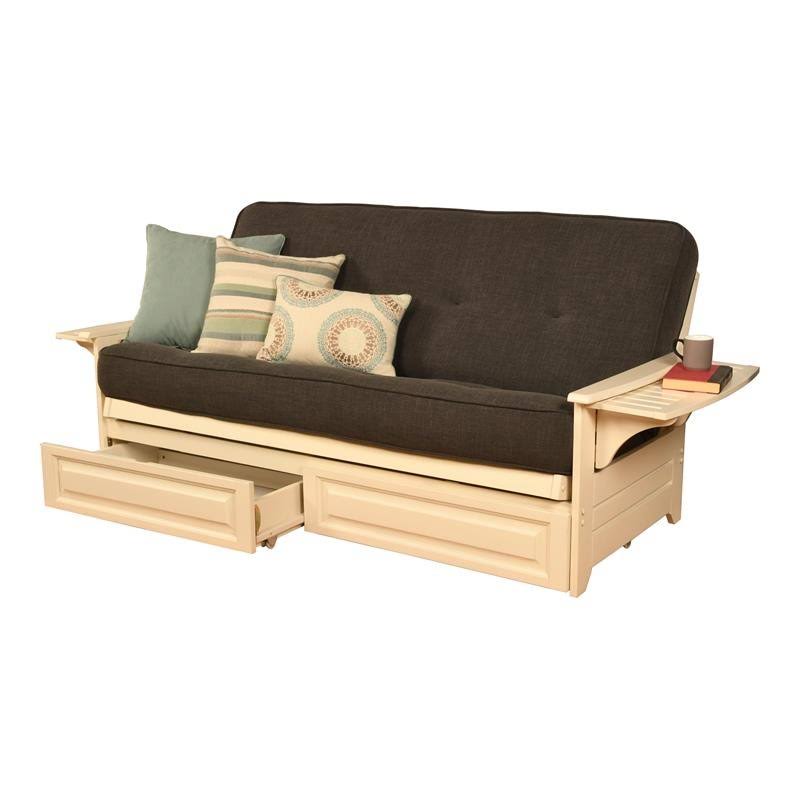Linen Charcoal Futon Set T27028