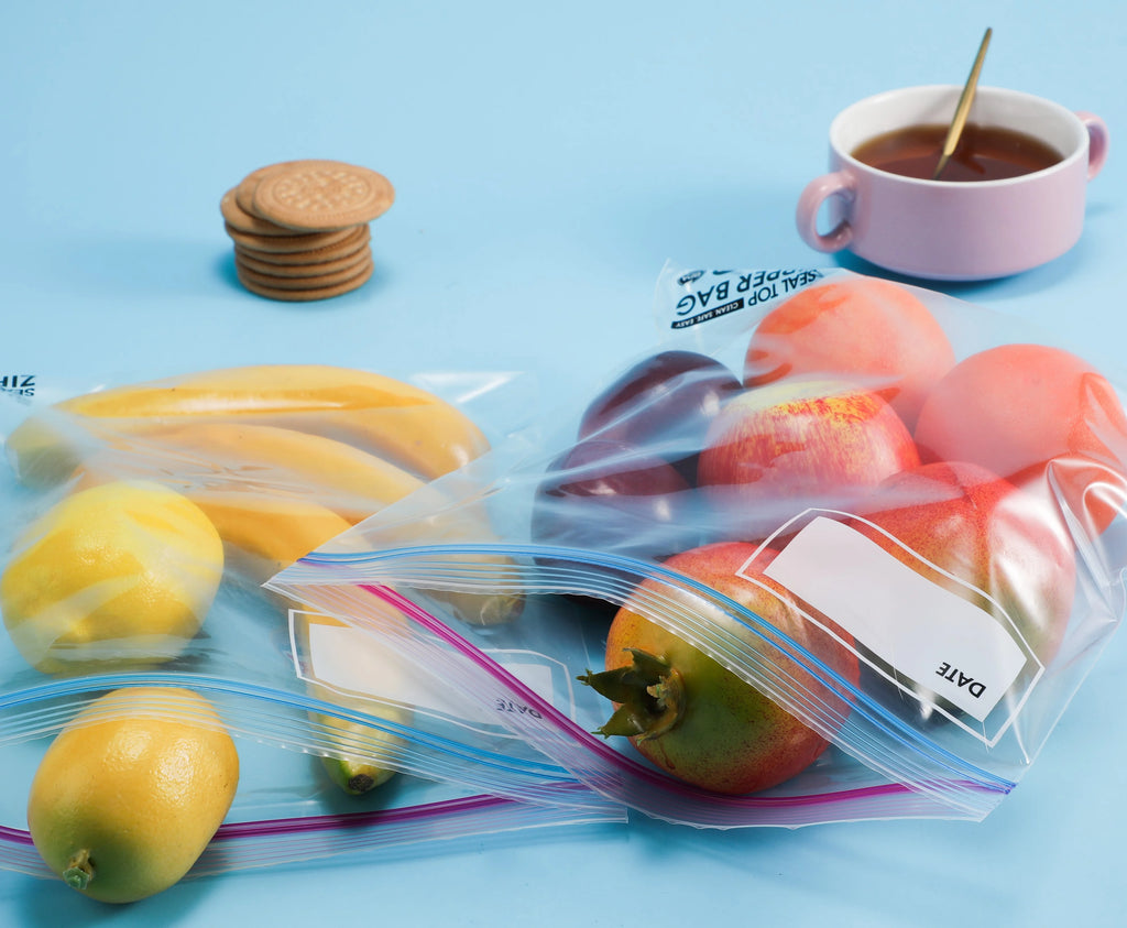 Double Zipper Ziplock Storage Bags, Gallon Size, 200 Count X35081
