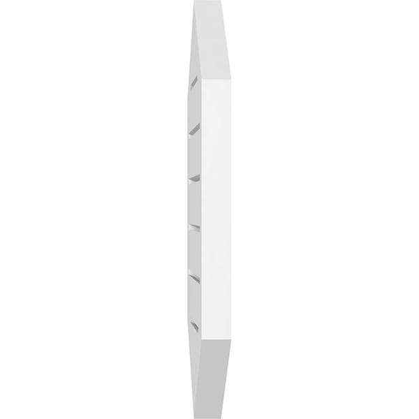 Vertical Peaked Surface Mount PVC Gable Vent V951