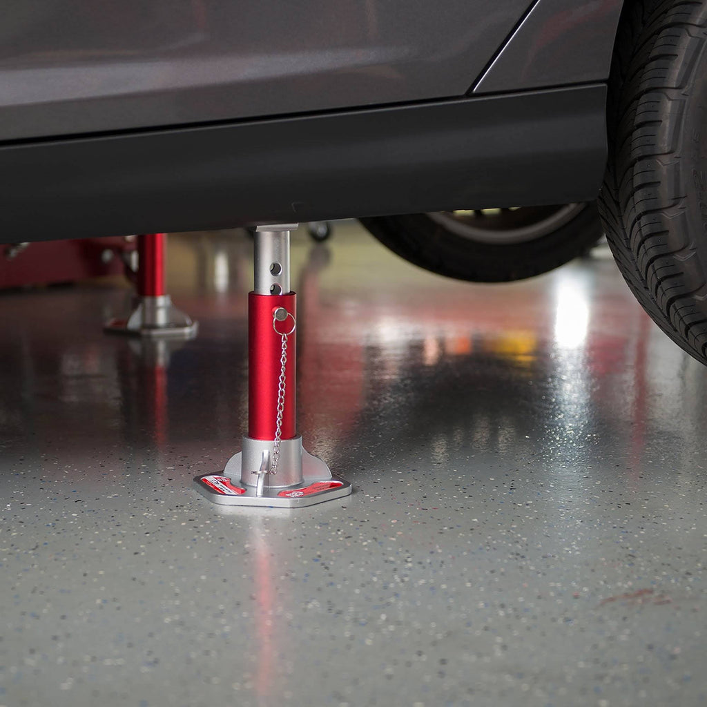 3 Ton Capacity Double Locking Aluminum Jack Stands, 1 Pair Z21122