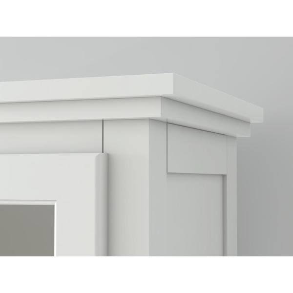 White Bathroom Linen Storage Cabinet S8222