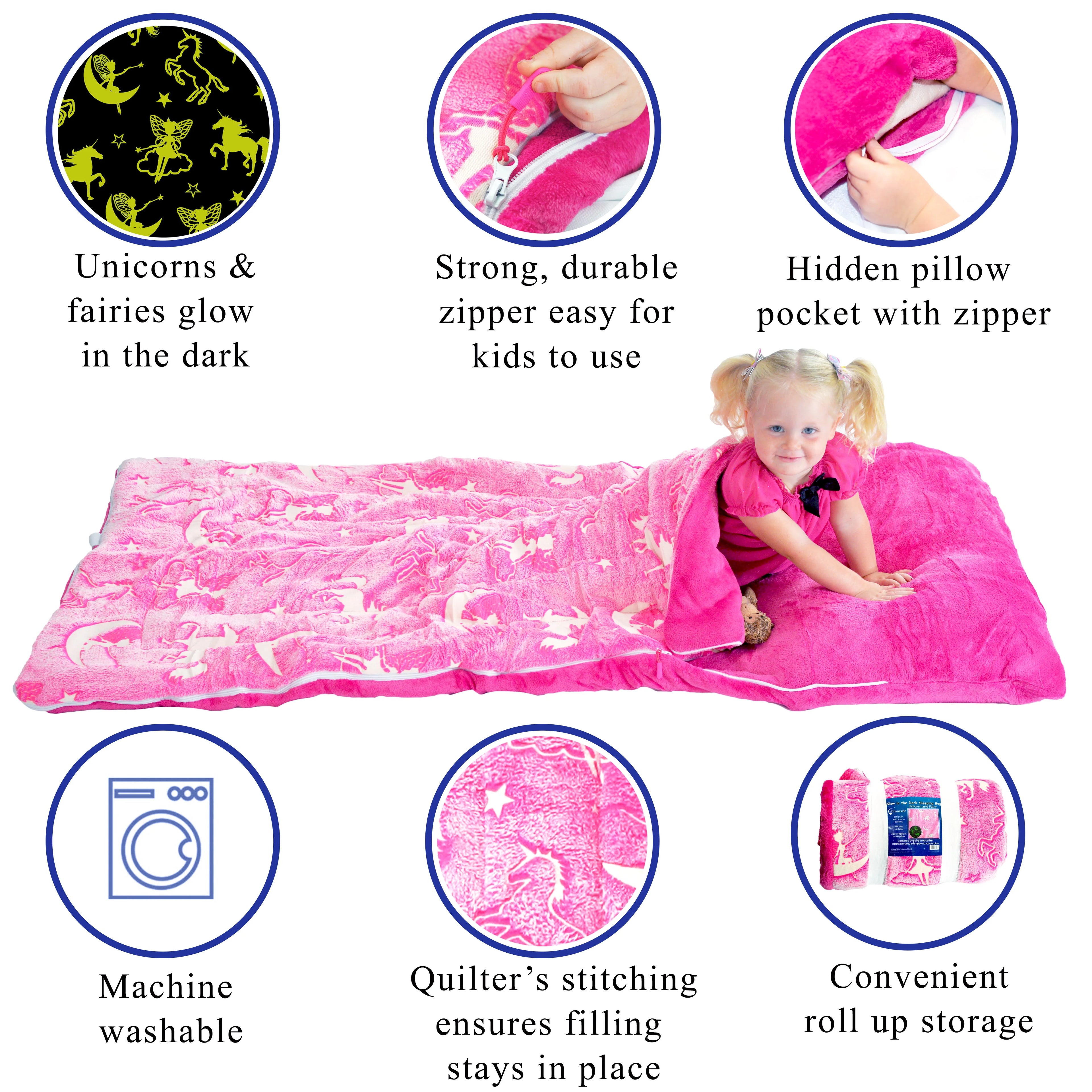 Glow in The Dark Sleeping Bag 66x30 in Z95127