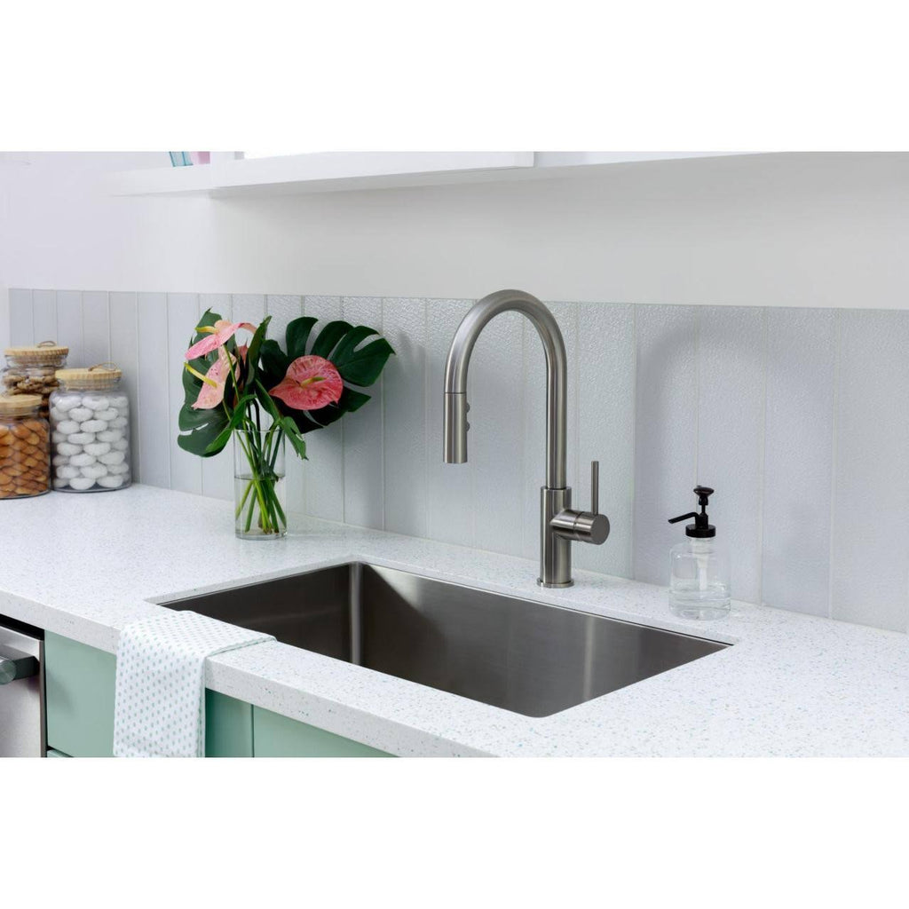 Chrome Pull-Down Kitchen Faucet P524