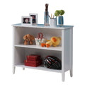 White Finish 2-Shelf Bookcase G679071