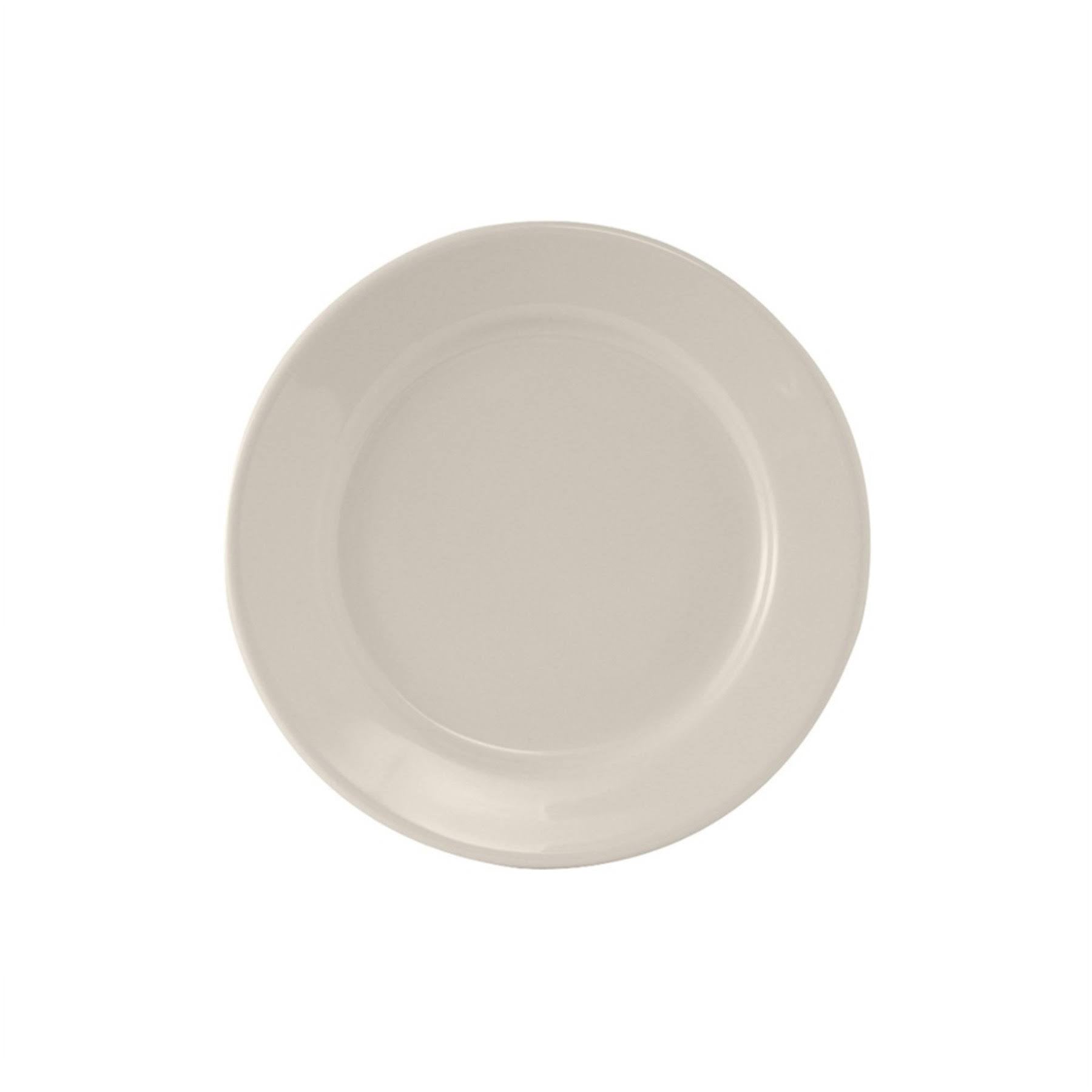 3/8 inch Plate Wide Rim in Eggshell American White, Case of 12 X465777