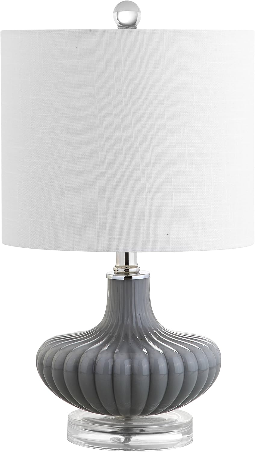 Gray Glass and Lucite LED Table Lamp Z505549