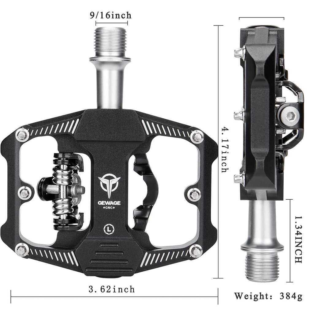 Dual Sided Bike Pedals with 3 Sealed Bearings V91116