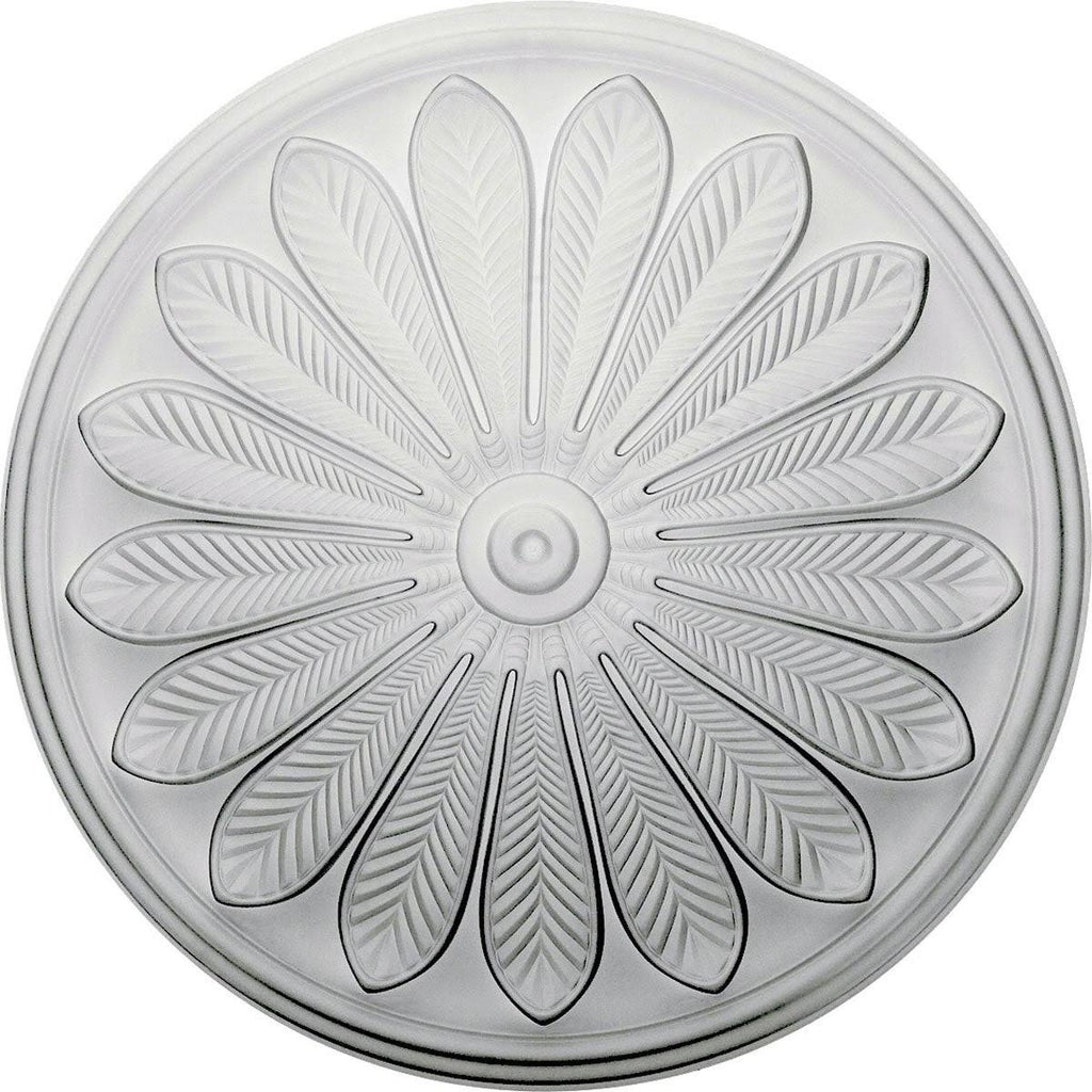 25 1/2x22OD x 5 1/2x22P Hand-Painted Ceiling Medallion Y38510