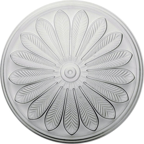 25 1/2x22OD x 5 1/2x22P Hand-Painted Ceiling Medallion Y38510