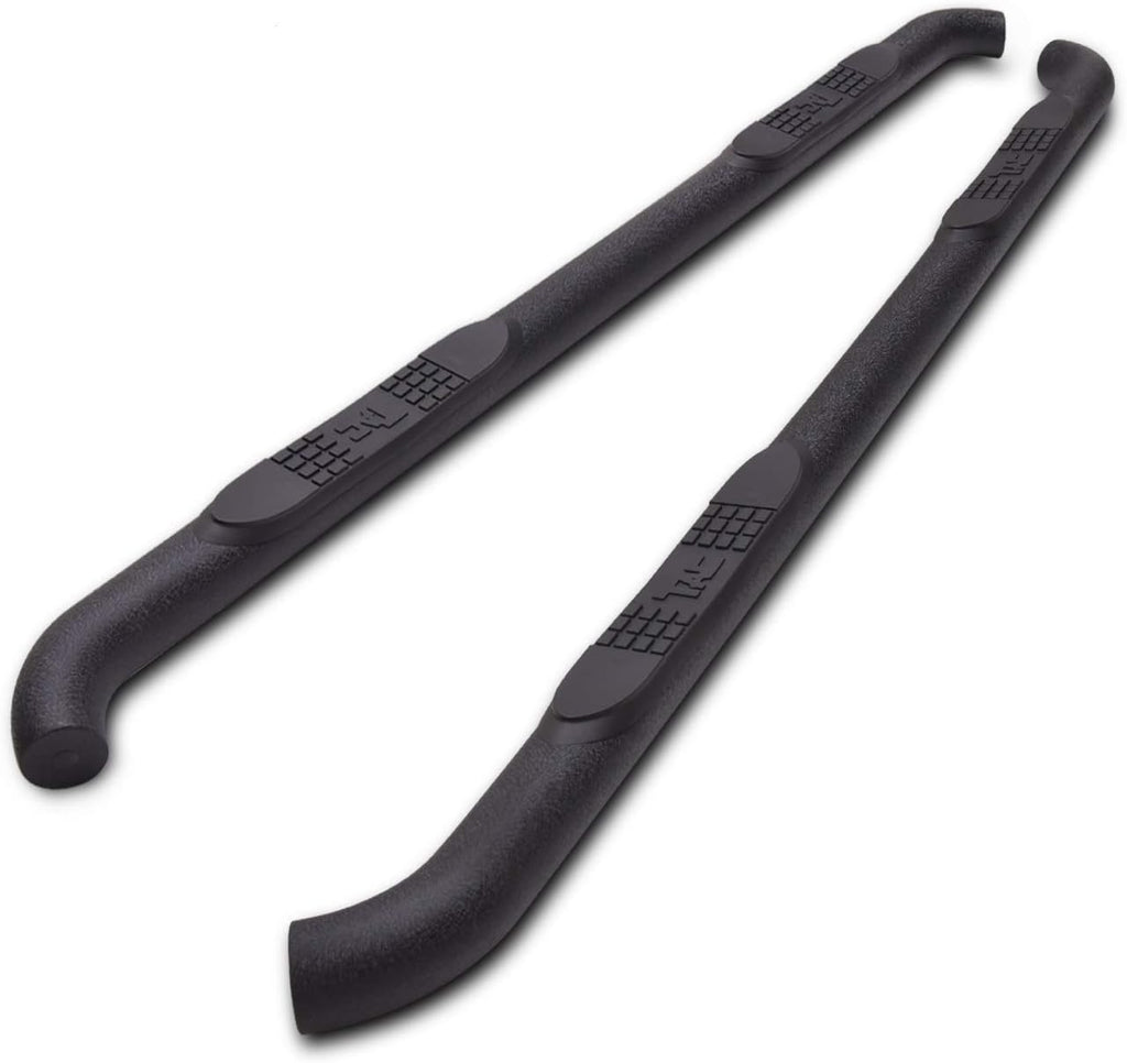 Black Texture Side Bars for Toyota Tundra Double Cab Truck I74881