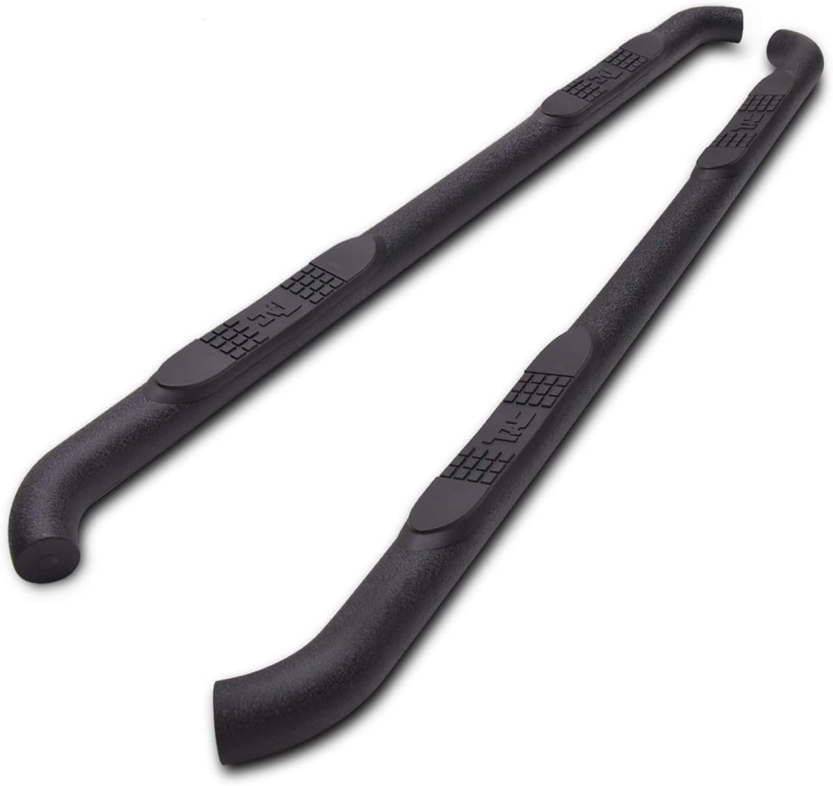 Black Texture Side Bars for Toyota Tundra Double Cab Truck I74881
