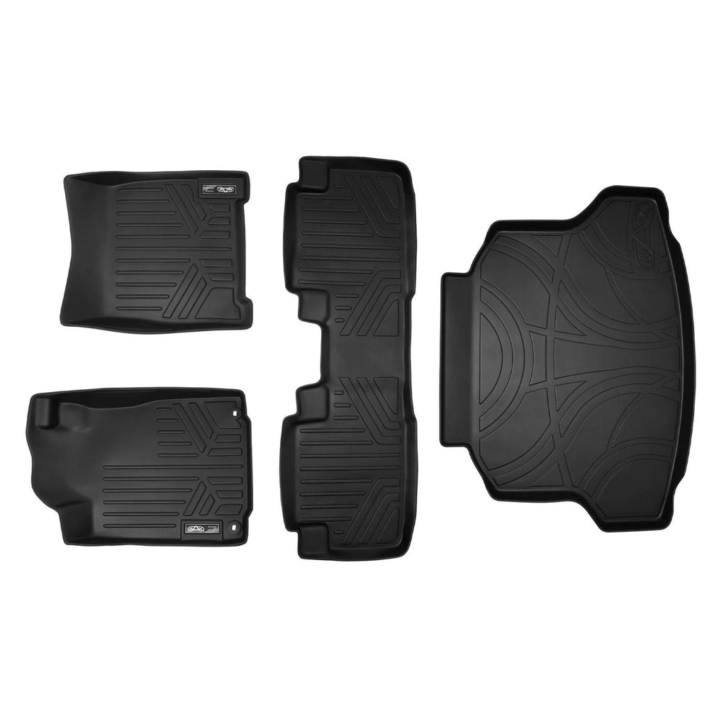 Black 2 Row Floor Mats and Cargo Liner Set for Honda CR-V Z597