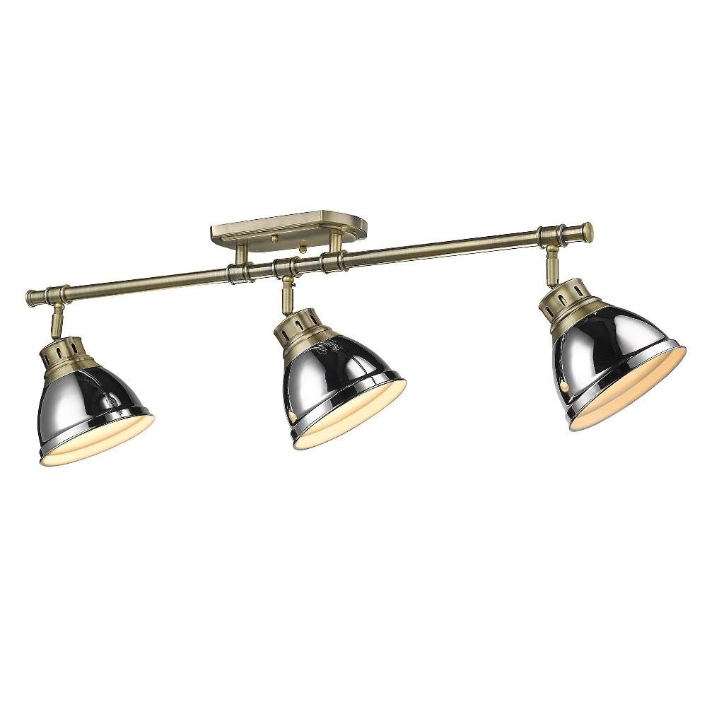 Chrome Semi-Flush Track Light F54069