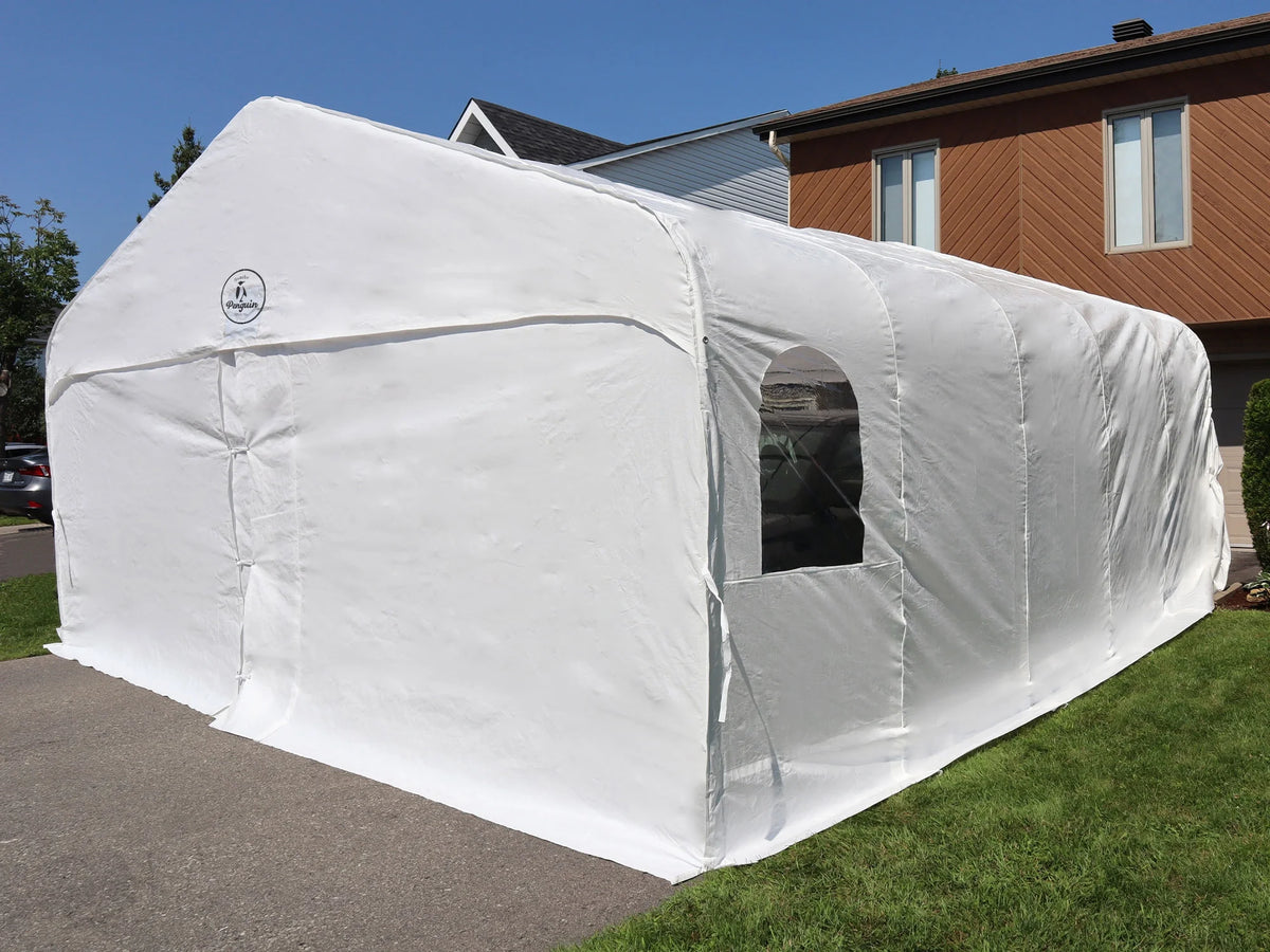 Double Car Shelter 18 ft x 20 ft E607320