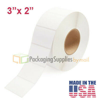 Thermal Transfer Labels 3x22 Roll Perforated 4 Rolls/Case N230728