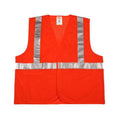 Fluorescent Orange-Red High Visibility Class 2 Mesh Vest R335