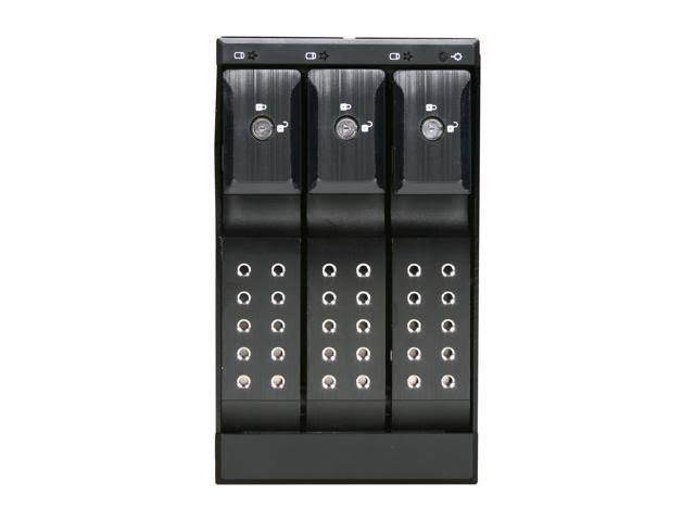 2x5.25 to 3x3.5 SAS Cage Black J199093