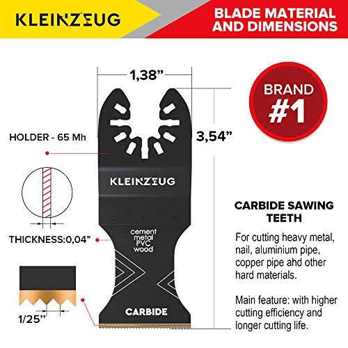 Carbide Oscillating Tool Blades for Metal S15728