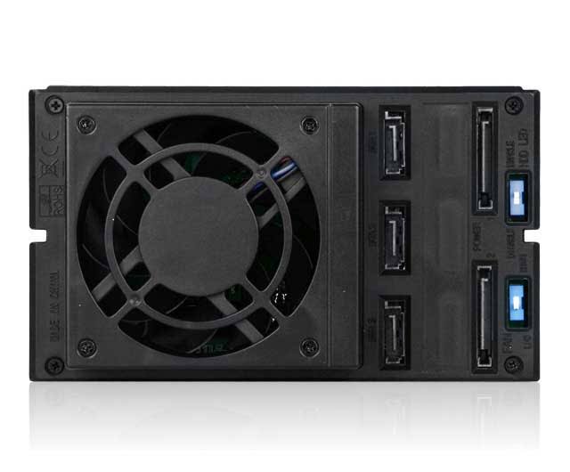 2x5.25 to 3x3.5 SAS Cage Black J199093