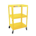 Yellow Adjustable Height AV Cart E83572