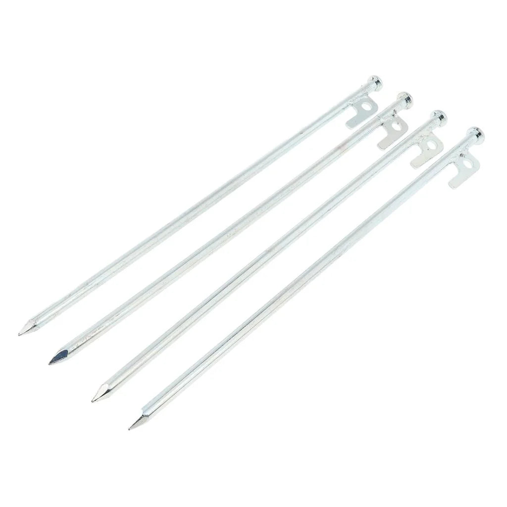 4 Pcs Stainless Steel 40cm Tent Stakes I854078