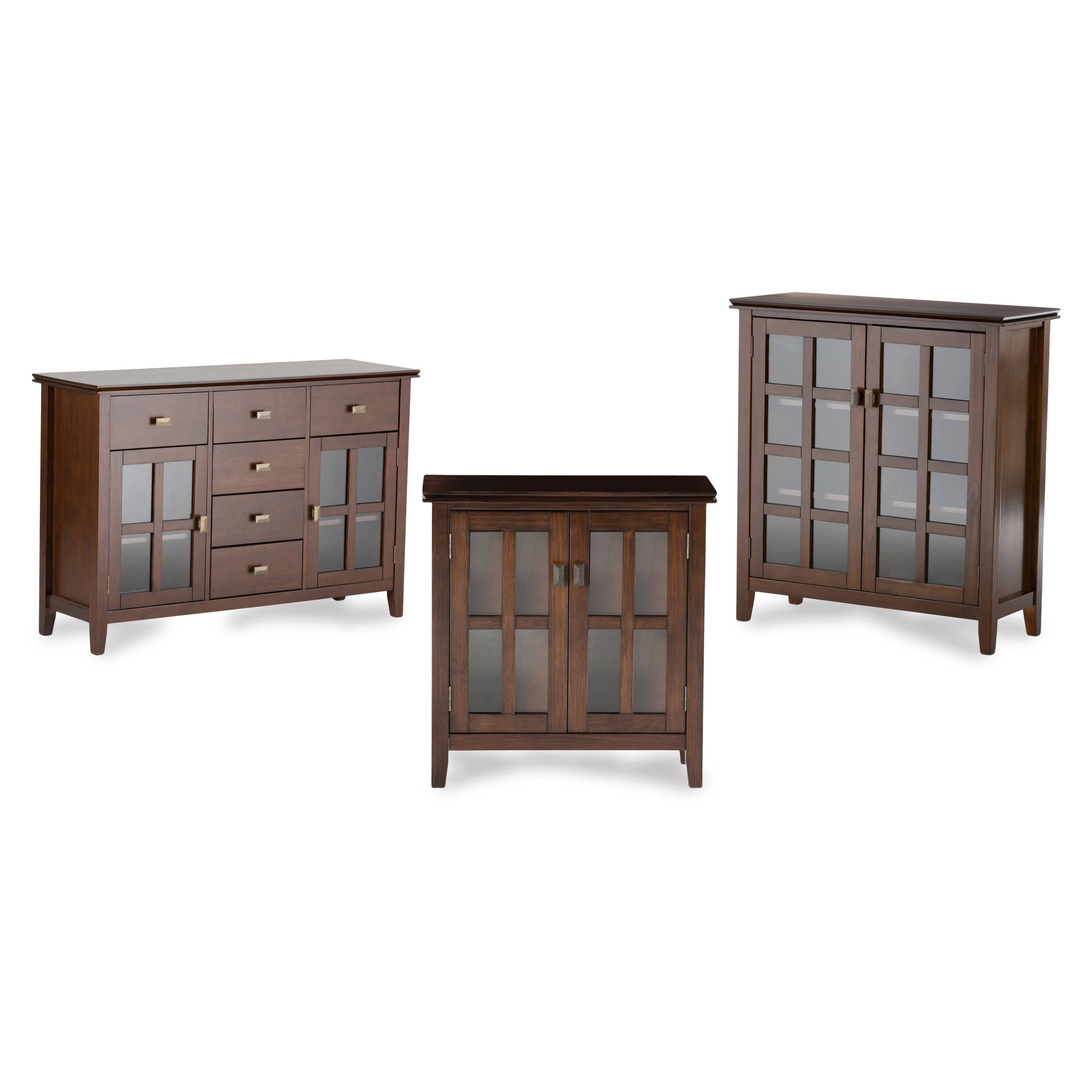 Solid Wood 30 inch Wide Low Storage Cabinet K344571