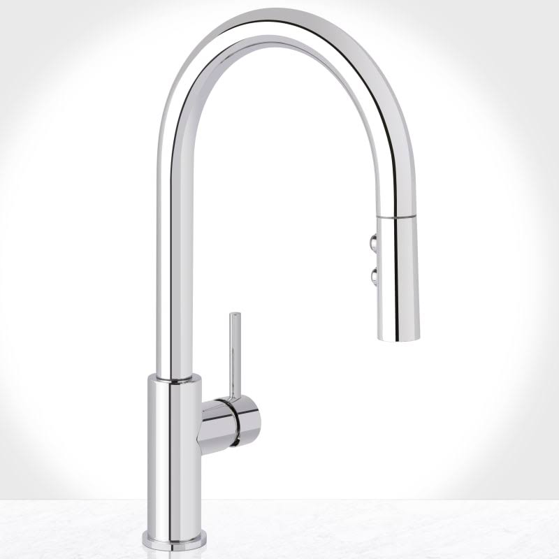 Chrome Pull-Down Kitchen Faucet P524