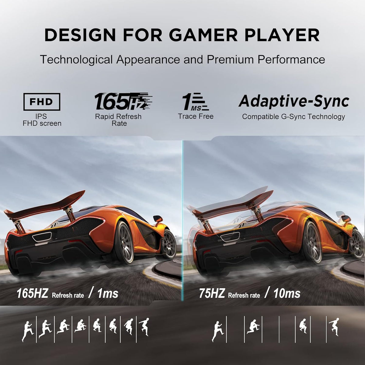 27 inch FHD 165Hz IPS Gaming Monitor with Adjustable Stand R93076
