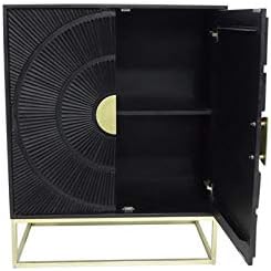 Solid Mango Wood Cabinet Y68474