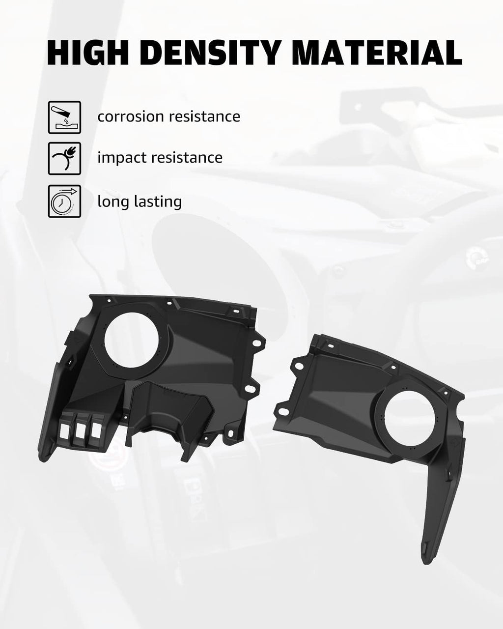 6.5 inch Speaker Enclosure Panels for Can Am Maverick X3 / X3 Max O504