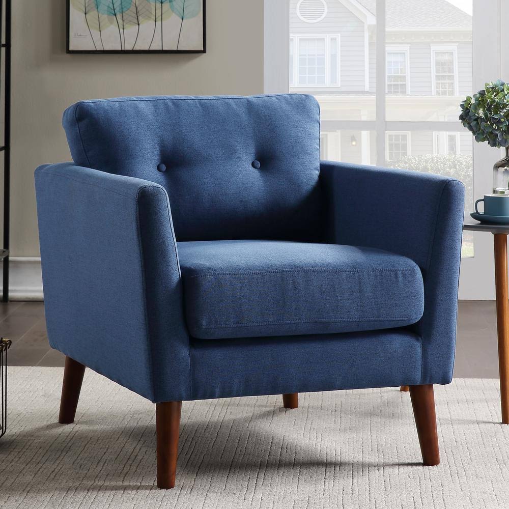 Cadet Blue Modern Arm Chair U4598