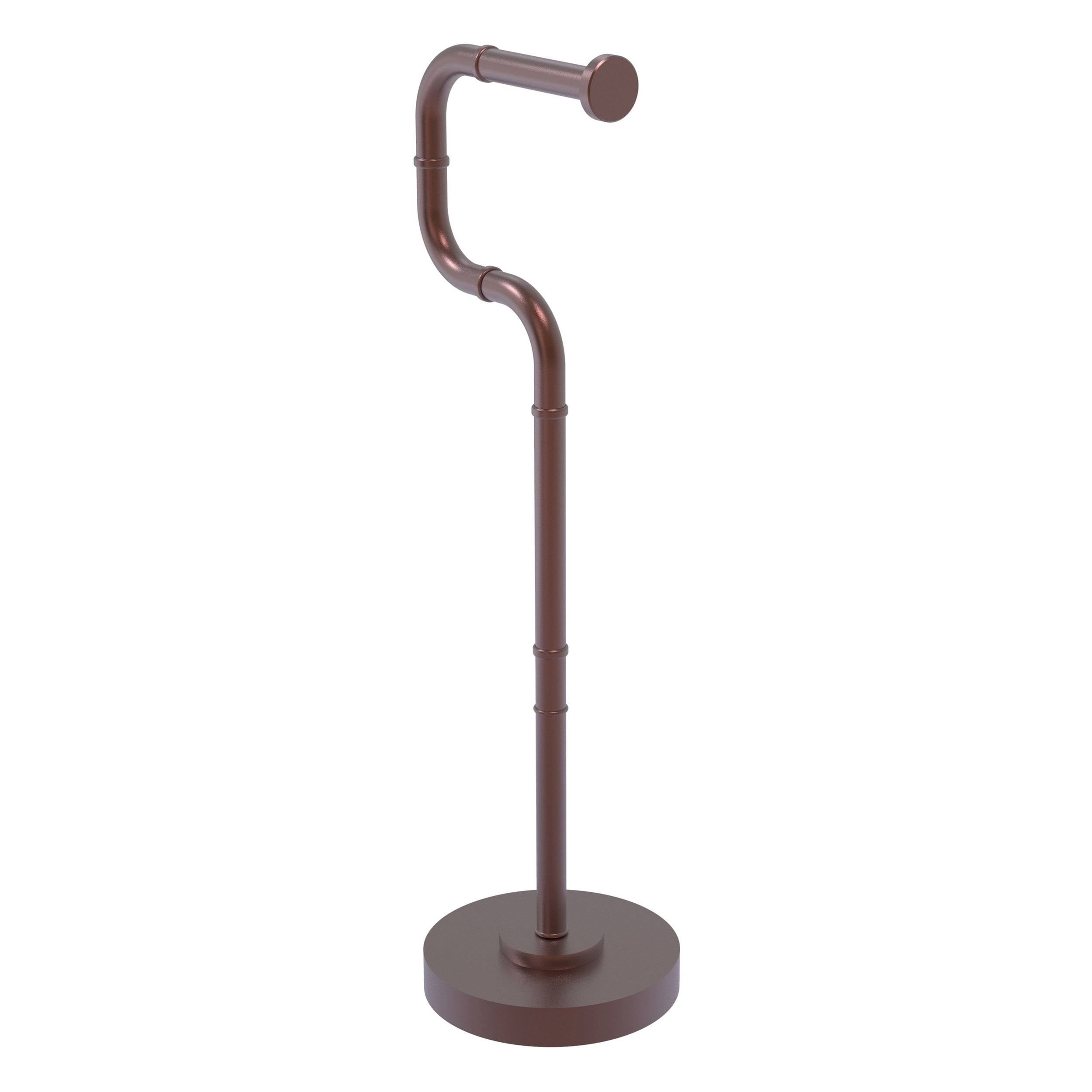 Antique Copper Toilet Tissue Stand Z324