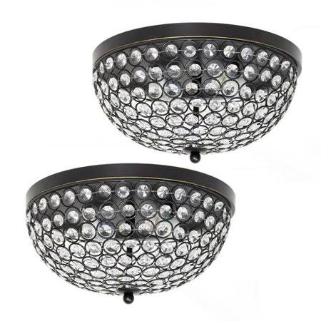 Bronze 2-Light Flush Mount Set of 2 T83916