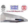 Under Cabinet Mount Range Hood with Baffle Filter K5931