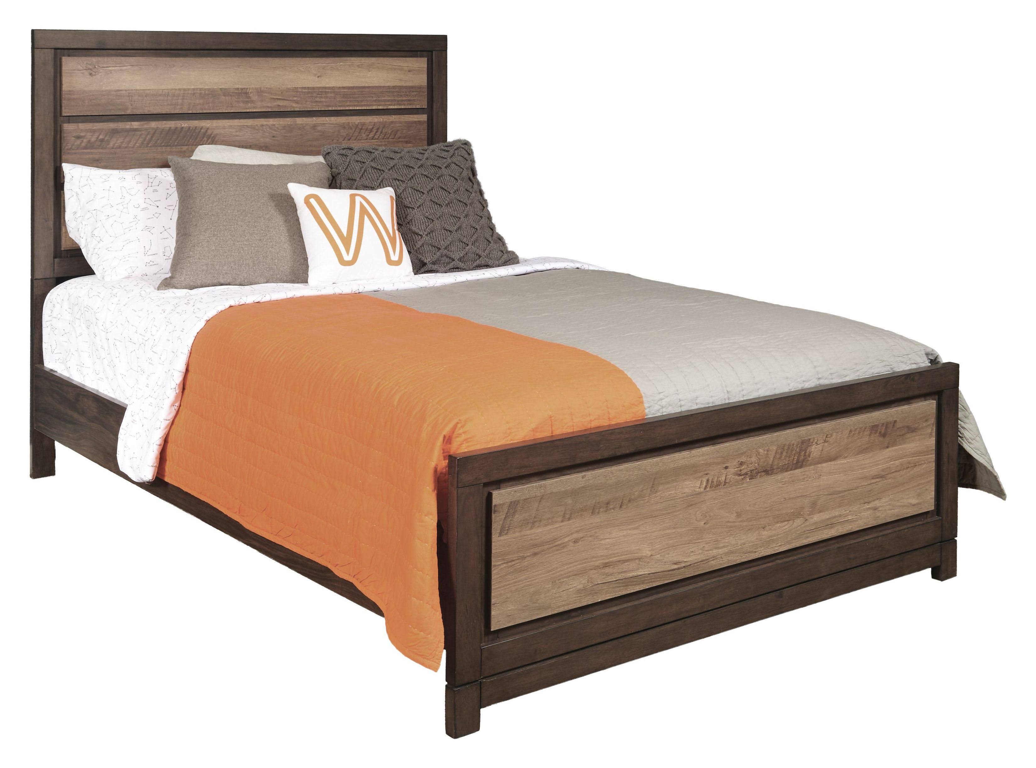 Brown Full Panel Bed P6399
