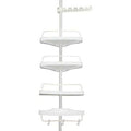 Stainless Steel Corner Shower Caddy with Tray T214644