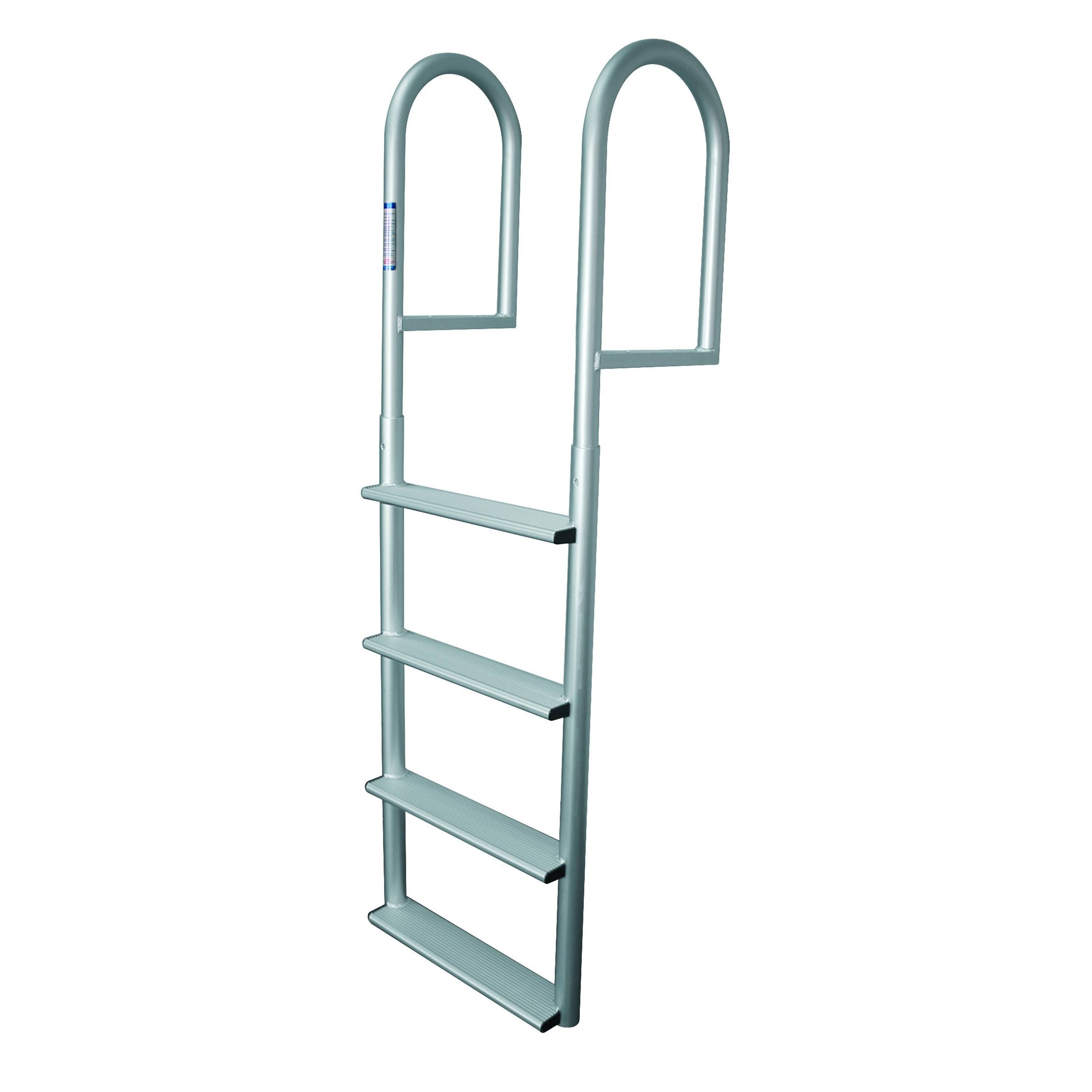 4-Step Wide Rung Aluminum Dock Ladder B499