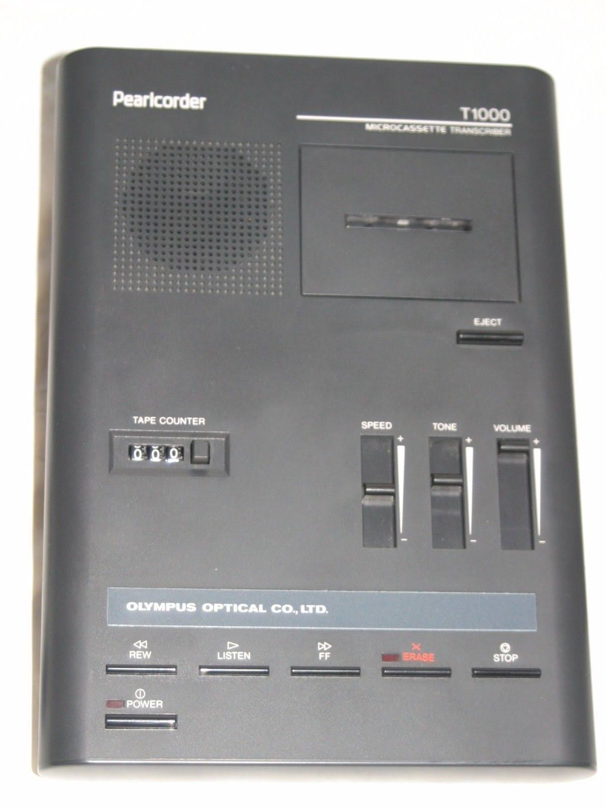 Black Microcassette Transcriber W506427