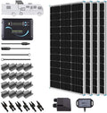 400 Watts 12 Volts Monocrystalline Solar RV Kit with 30A PWM LCD Charge Controller W197