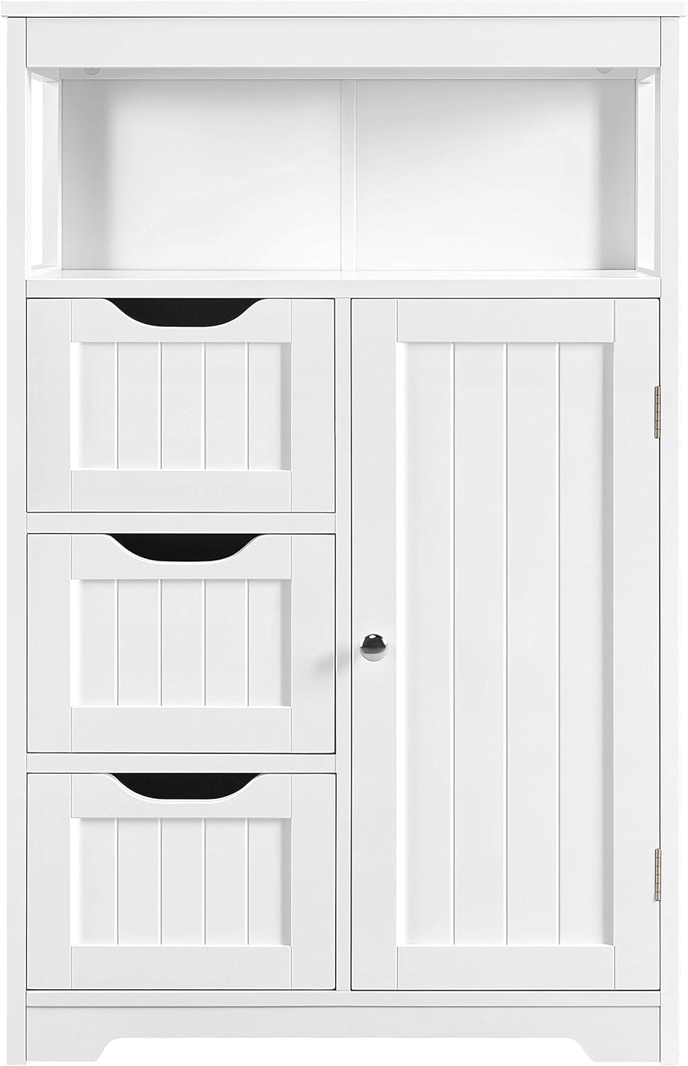 Freestanding Bathroom Organizer Cabinet with 3 Storage Tier E514810