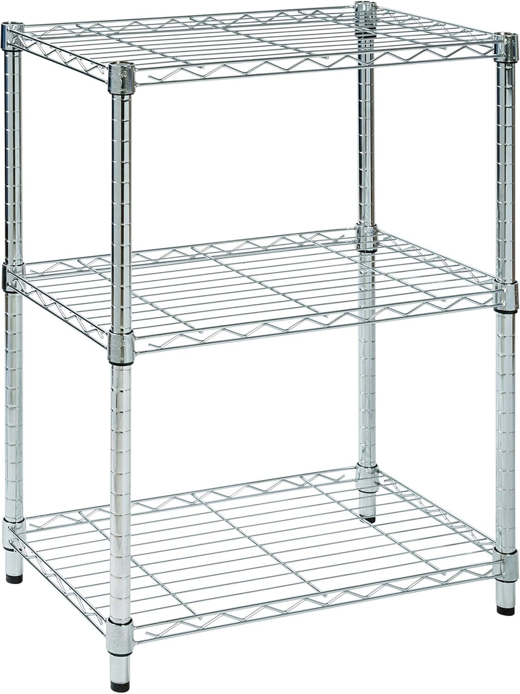 5-Tier Chrome Heavy-Duty Adjustable Shelving Unit O355507