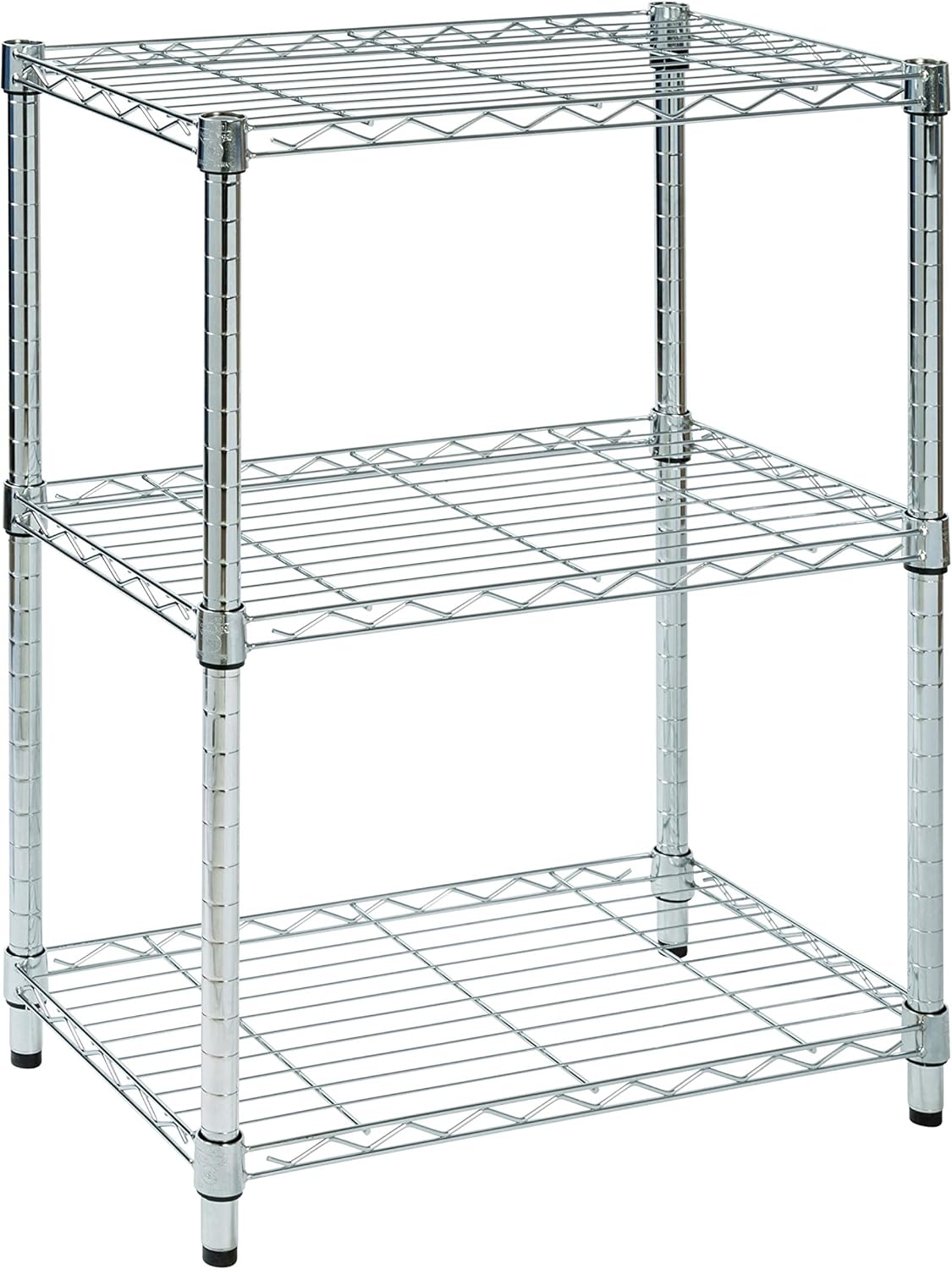 5-Tier Chrome Heavy-Duty Adjustable Shelving Unit O355507