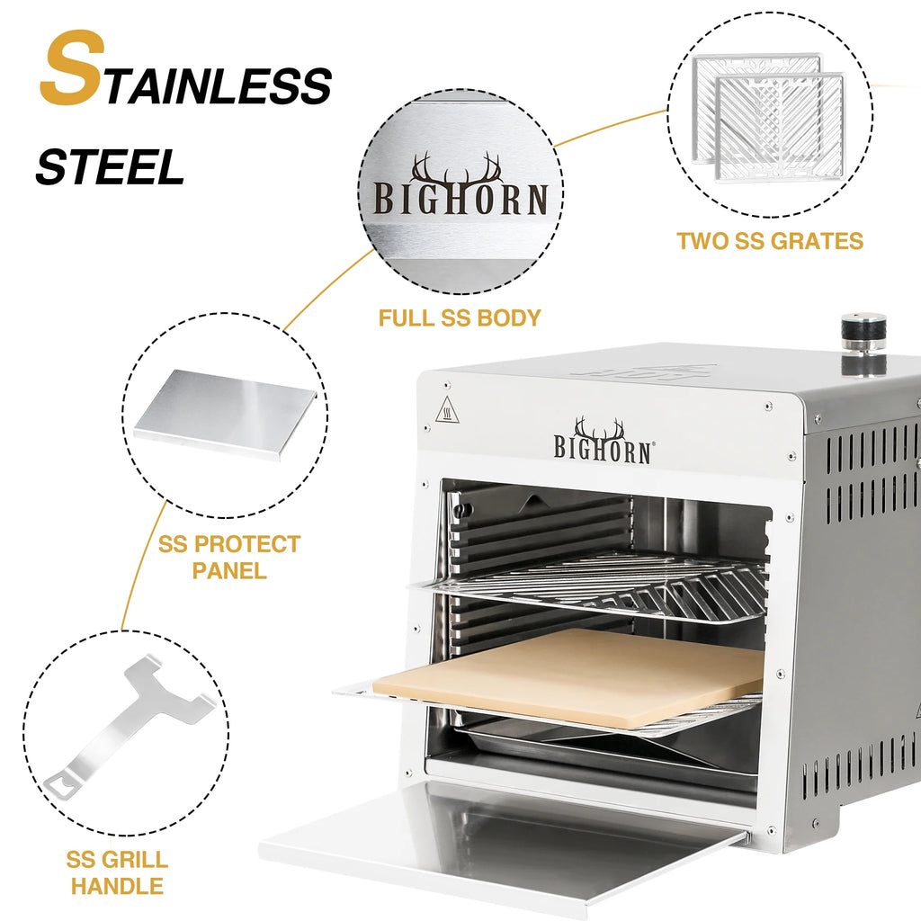 Portable Stainless Steel Propane Gas Grill C260